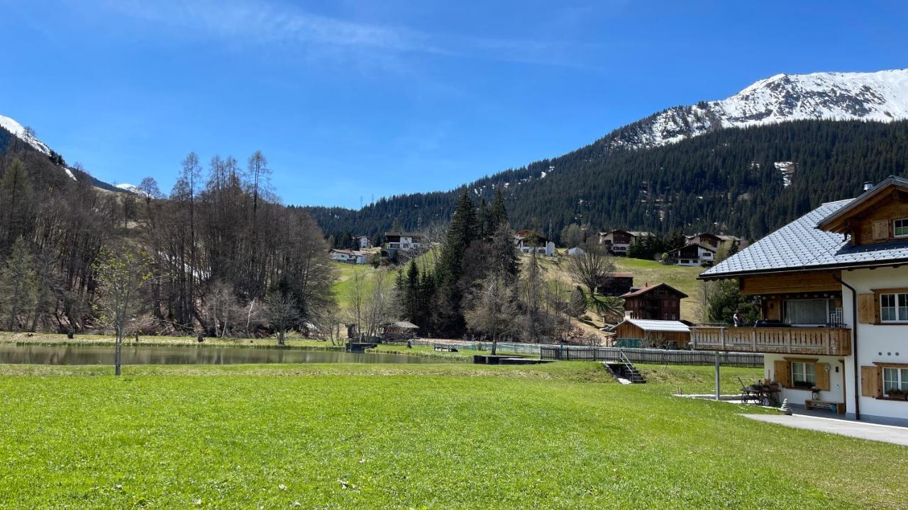 Ferienwohnung Mit Idyllischer Aussicht Klosters Bagian luar foto